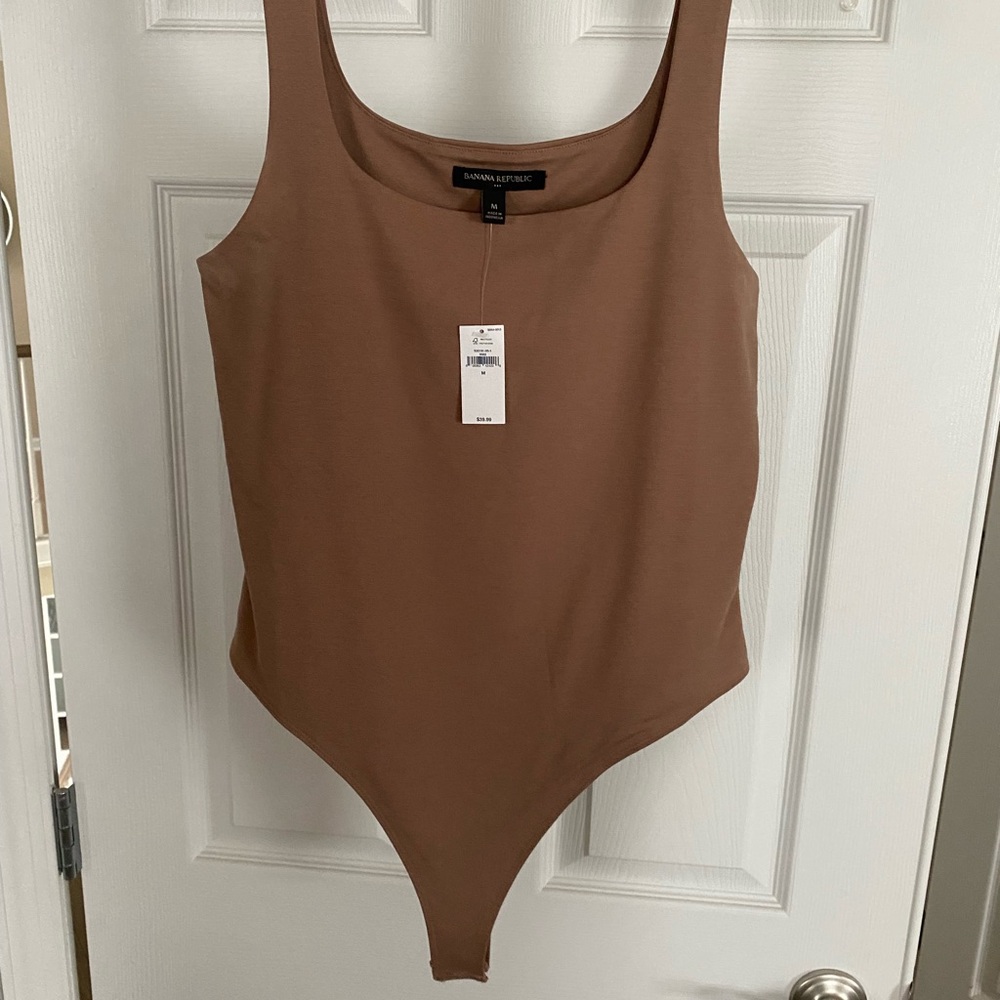 Banana Republic Brown Bodysuit One Piece